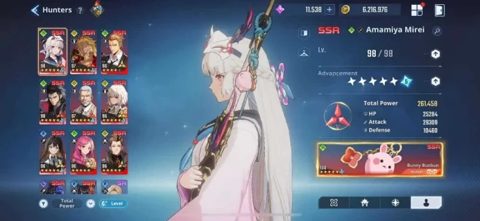 SLA 9 (Global) 10.000 Gems + Goto Ryuji A7 + Amamiya Mirei A10 + Thomas ...