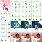 p90~40 LVL~3k: Dialga, Palkia~640k Stardust~5 Legendary~11 Shiny~Legendary Giratina~Mythical Deoxys~Red Team~Best Starter