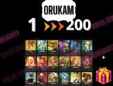 (Orukam)Up votre personnage Lvl 1---->200+Cadeaux Surprise !!