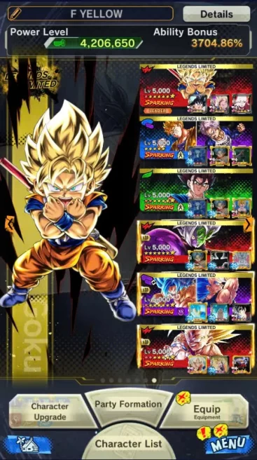D335-IOS+Android-44 Legends+Vip Equipment-Many Good Team Ready PVP-Gohan&Trunks+Vegito Red Star+Zamsu Zenkai+Gohan+Baby 2+Goku&Bardock+Goku Mini