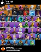[PC/PSN/XBOX] 48 skins | Son Goku | Kymera | Joey | Mecha Cuddle Master | Malik | Snap | Predator | Galaxia | Raz | Mandalorian | Darth Vader |