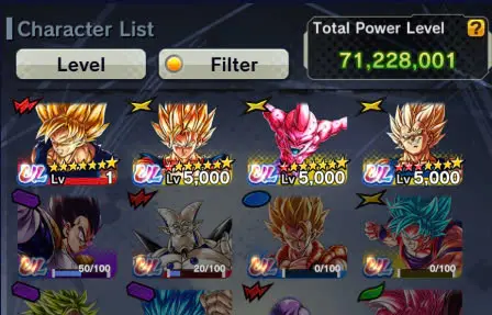 D336-IOS+Android-4 UL(Majin Vegeta 10 Red Star+Super Vegito Red Star+Buu Kid Red Star)+10 Legends+Good Equipment+Have Story Fram CC