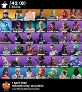 [PC/XBOX] 42 skins | Neo Versa | Cloud Striker | Peter Griffin | Omegarok | Spectra Knight | Valeria | Heartbreak Ranger|Polar Peely|Solid Snake