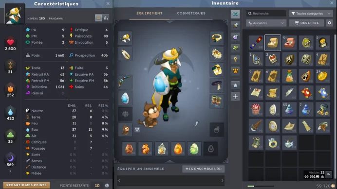 Pandawa 180 sur Dakal + Panda 200 sur Hell Mina – Free abo