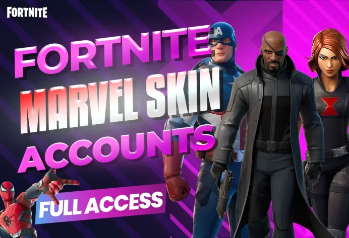 FORTNITE MARVEL SKINS GUARANTEED FULL ACCESS ACCOUNTS