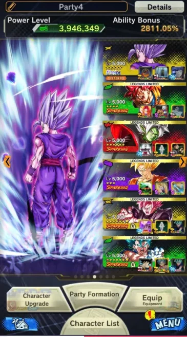 D337-IOS+Android-UL Beast Gohan+39 Legends+Good Equipment+Good Team-SS Goku+Zamsu+Vegito+Goku Black+Trunks Zenkai+Cell+Shenron+Baby 2+God Goku