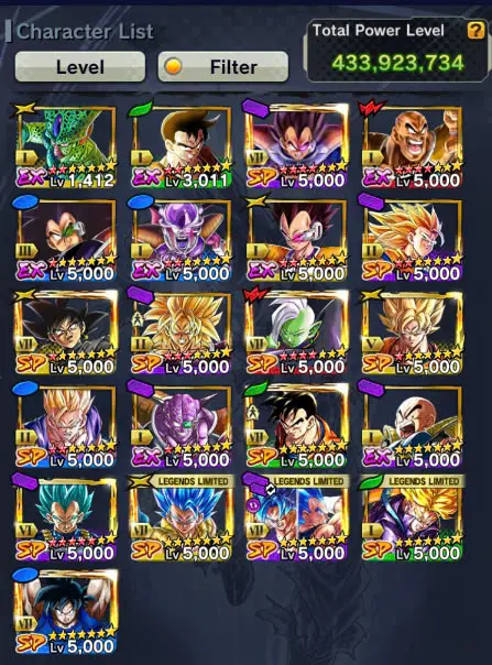 D338-IOS+Android-5 UL(Beast Gohan+SS4 Gohan+Super Gogeta)+47 Legends+Good Equi+Nice Team Ready PVP+Good Team-SS2 Goku+Vegito+Black+Trunks Zenkai