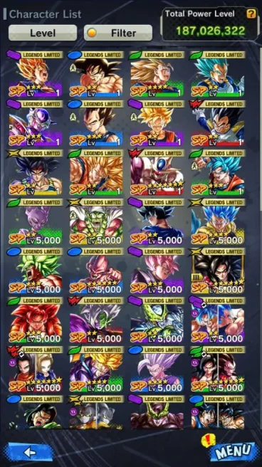 D340-IOS+Android-4 UL(SS4 Gogeta Full Red Star+Cell+Beast Gohan)+40 Legends+Good Team+Goku Black+SS4 Goku Zenkai+SS2 Goku-Team Android+Team GT2