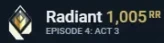 RadiantPeak1000RR Ascendant 1 - Immortal 1 BOOSTING +1000 COMPLATED ORDER 