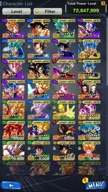 D345-IOS+Android-3 UL(Beast Gohan+Goku Uis)+28 Legends+SS2 Goku+Vegito+Goku Black+Shenron+Supper 17+Piccolo+SS4 Gogeta+Team GT2+Trunks+SS3 Goku