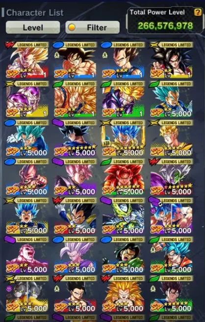 D352-IOS+Android-UL Super Gogeta+28 Legends+Good Equipment+Vegito+Gotenks+Zamasu Red Star+SS4 Gogeta+Gammar+Android 17+Cell+God Gogeta Zenkai
