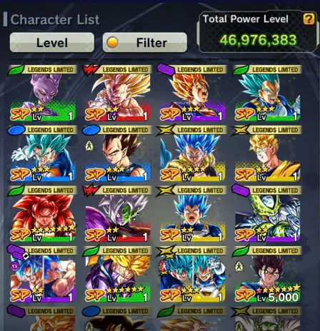 D354-IOS+Android-3 UL(Super Vegito 10 Red Star+Supper Gogeta Red Star)+16 Legends+Good Equipment+Vegito Red Star+Trunks+Fusion Goku Vegeta