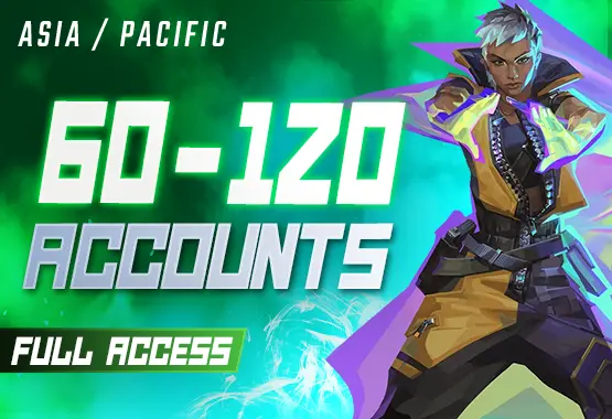 AP | 60-120 SKIN MAIL CHANGEABLE VALORANT ACCOUNTS