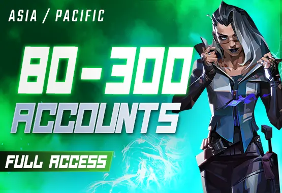 AP | 80-300 SKIN MAIL CHANGEABLE VALORANT ACCOUNTS