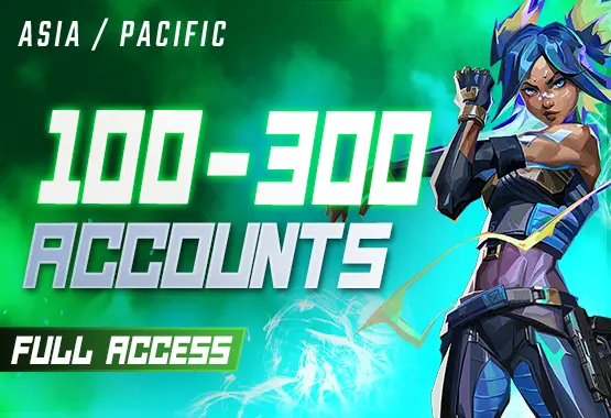 AP | 100-300 SKIN MAIL CHANGEABLE VALORANT ACCOUNTS