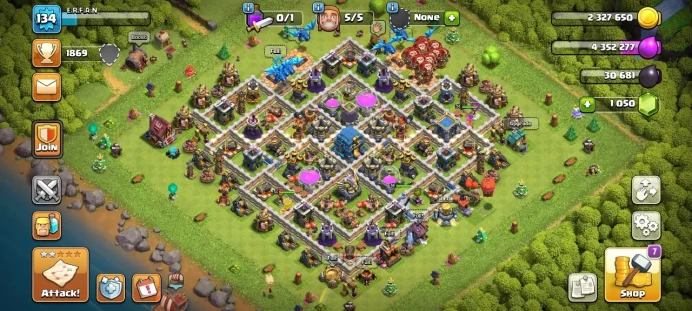 Th 12 / LeveL 134 / Gems 1050 / Heroes (55 56 31 34) / CN 1000 / code 377