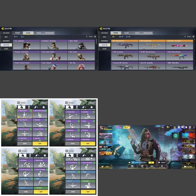 ■Guns: Legend(Stun Baton,M4,LK24) Epic108 ■Skins:56 ■Dances:20 ■Only Activision ■Instant Delivery ■UID:7357734860525338625■A7054