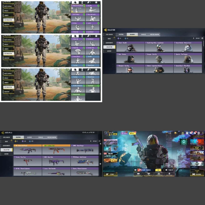 ■Guns: Legend(M4,QQ9) Epic131 ■Skins:53 ■Dances:17 ■Only Activision ■Instant Delivery ■UID:7063479545403998209 ■A7057
