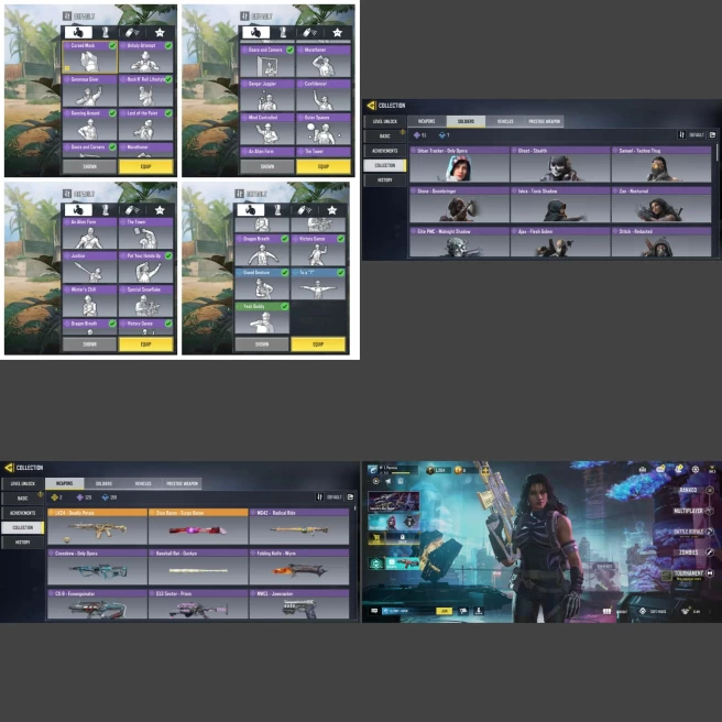 ■Guns: Legend(Stun Baton,LK24) Epic120 ■Skins:58 ■Dances:23 ■Only Activision ■Instant Delivery ■UID:7406748353920172033 ■A7064