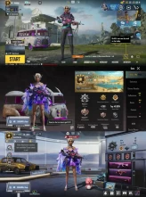   iOS Android - Level76 - 13 Kill Massage Gun - 26 Upgrade Gun - Full Skin - Mack Joker5 - Helmet Glacier - 620 UC - High Mytihc- Code322 