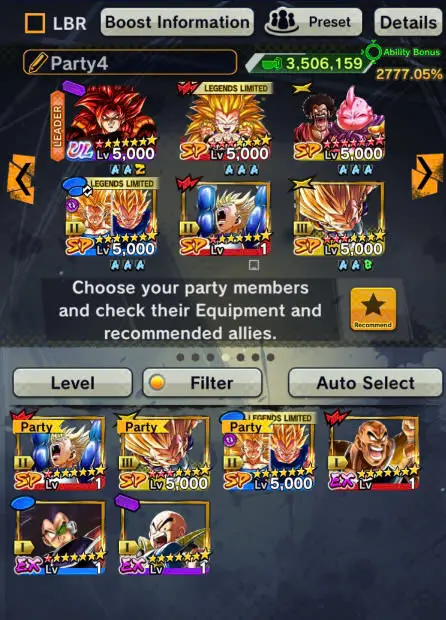 D323-IOS+Android-UL SS4 Gogeta Red Star+Gotenks 10 Red Star+SS3 Goku and Vegeta Zenkai+Super Baby 2+ Have Story+Equipment