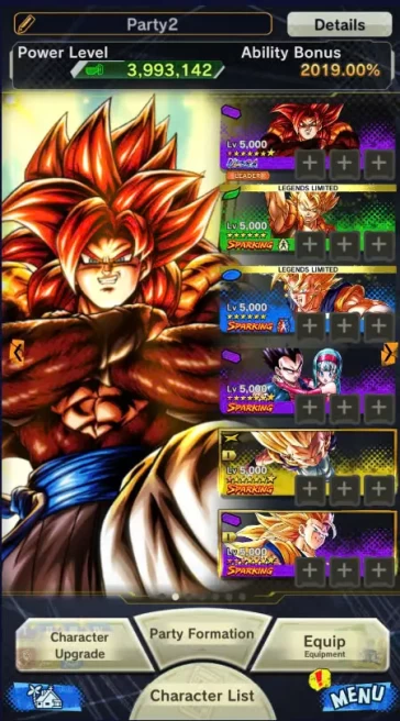 D324-IOS+Android-UL SS4 Gogeta Red Star+Fusion Vegeta and Goku+Gotenks+Super Baby 2+Pikkon+SS4 Goku+ Have Story+Equipment