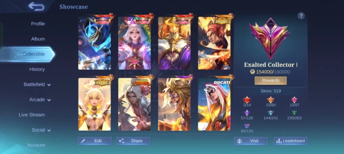 117LVL / 519 SKIN - All Heroes Unlocked + 3 LEGENDS - EPIC BASE + 10LVL CLAN / INSTANT DELIVERY