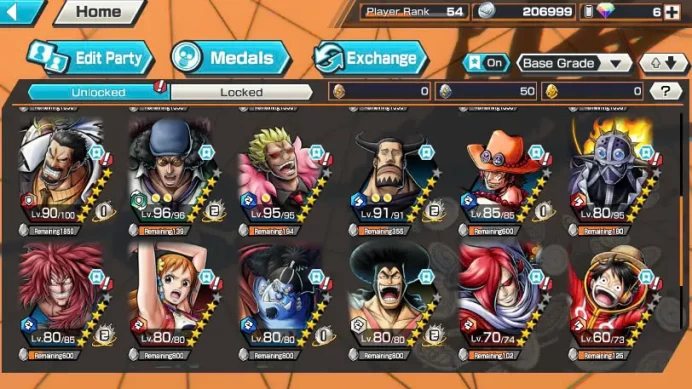 BR467-IOS+Android-Hyber 43+5 Ex Meta(Kuzan+Lucci+Gear 5+Roger+Kid Law)+Good Medal+SUP 162%+Jabra+Kaku+Young Ray+Cracker+Brook+Yonji+Niji+Chiji