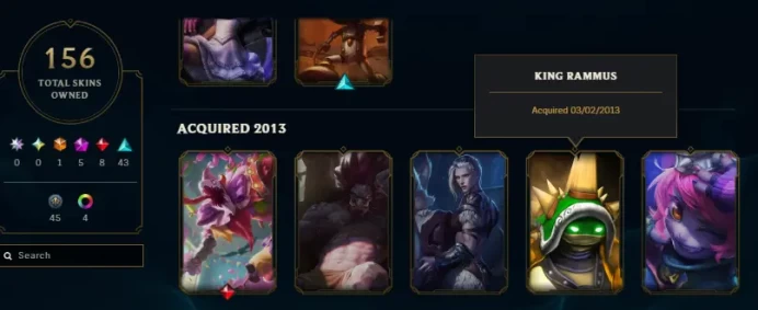 VIETNAM SERVER/VICTORIUS J4/JUDGEMENT KAYLE/156 SKIN/KING RAMMUS/2102 WORLDS ICON/FULL ACCESS