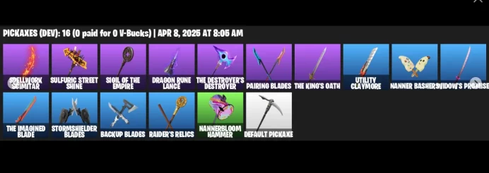 [PC/PSN/XBOX] | 10 skins | Darth Vader | Malik | Snap| Stormfarer| Sabina |Explorer Emilie| Evie |Adira| Mr. Dappermint | Tectonic Komplex | S4G