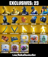 88 skins | Gold Midas | Gold Brutus | Trilogy | Point Patroller | Cloud Striker | Sultura | Peter Griffin | Spectra Knight | Blackheart | Rox |