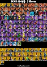 104 skins | Gold Midas | Carbon Commando | Trilogy | The Scientist | Sentinel | Era | Luxe | Hybrid | Spectra Knight | Rox | Vendetta | C