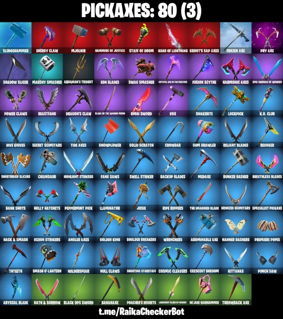 81 skins | Sentinel | Hybrid | Rox | Raz | Fade | Blackheart | Gear Specialist Maya | Catalyst | Predator | The Imagined | Ronin | Midas |
