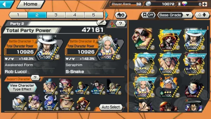 BR471-IOS+Android-6 Ex(Lucci+Snake+Roger+Kuzan+White Beard+Oden)+Good Medal+Support 142%+S-Bear Max+Kaku Max+Pacifista+Broggy+S-Hawk+Yonji+Niji