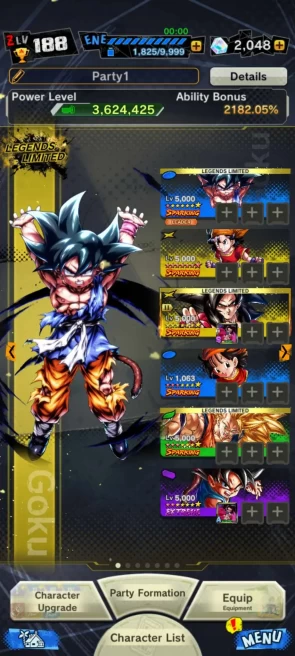 Legends limited (Baby 2+Goku kid 8S+Cell+ss4 GokuVegeta+ss3 Goku 10S+ss4 Goku+ss4 Gogeta) (H)-ANDROID-IOS-BANDAI (675)