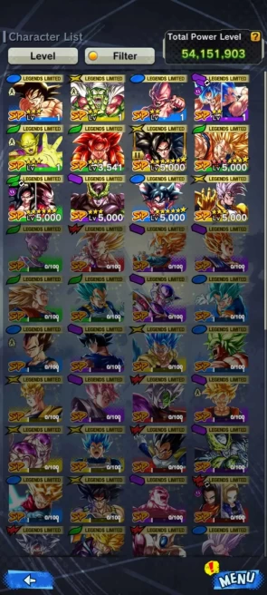 Legends limited (Baby 2+Goku kid 8S+Cell+ss4 GokuVegeta+ss3 Goku 10S+ss4 Goku+ss4 Gogeta) (H)-ANDROID-IOS-BANDAI (675)
