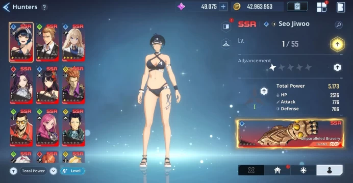 Starter 49K EssenceStone | 13 SSR Char + 4 SSR Weapon and many Resources etc | Log Netmarble | Check SS (SLA755)