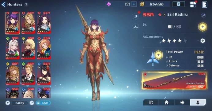 Total Power 403K | Esil A4 +Weapon, Gina, Soohyun A3, Mirei A1 + Weapon Plum + Fan OTFDemon + Kasaka | Log Email + Google | Check SS (SLA761)