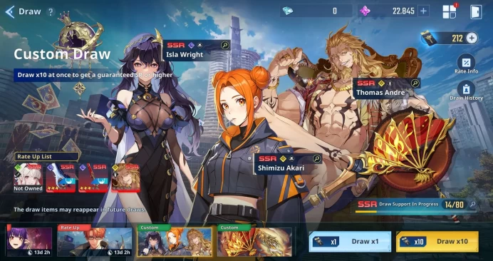 Total Power 228K | 11SSR | Essence 22k, Draw Ticket 200+| TawataA5+WeaponA7, EsilA3+Weapon, Gina+weapon, Chahae-in+Weapon & ETC | Check SS (SLA8