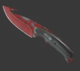 Gut Knife | Crimson Web (Well-Worn) #385 