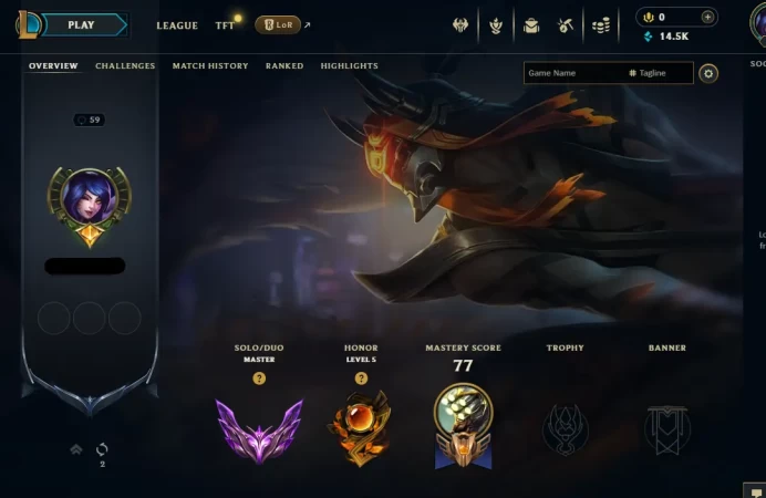 EUW // MASTER 23 LP // 62 WINRATE // FULL ACCESS // MAIL CHANGEABLE // HANDMADE // +21 LP GAIN