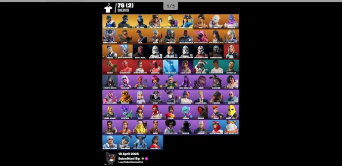 [PC/PSN/XBOX] 76 skins-Point Patroller Fixer Sultura  Lina Scorch Subzero Cryptic Cloud Striker  Raz  Snap  KymeraSpire Assassin Joey Fade-350VB