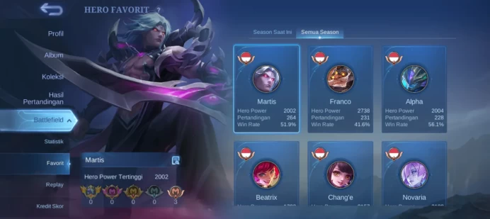 #ML.1029 Instant Delivery lvl 52 Hero 52 skin 41 android+ios+PC guaranteed+reliable+friendly price