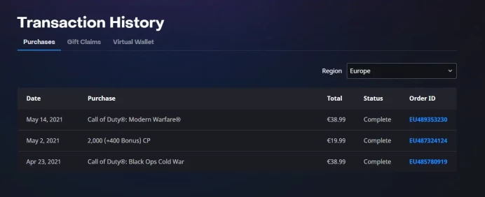 Call of Duty Modern Warfare / Black Ops Cold War /  see the picture / PLS Read Description / fskq