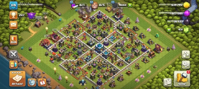 Th 13 / LeveL 119 / Gems 431 / Heroes (33 33 42 20 9) / CN 1000 / code 378