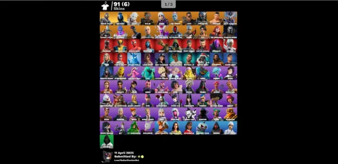 91 Skins PC/PSN/XBOX Lara Croft  Rogue Agent  Reaper  Mystique  Katsuki Bakugo  Sultura  Snap  Malik  Torin  The Origin  Joey  Predat