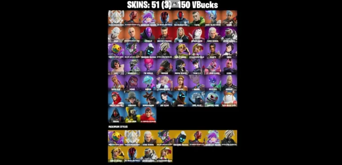 51 Skins The Ageless Champion  The Imagined (Combat Elite)  Ascension Nezumi  The Origin (On Point)  The Foundation Twyn 