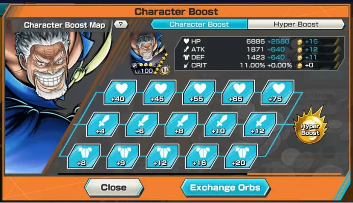 BR479-IOS+Android-Garp Full Boost+4 Ex(Kuzan+Snake+Yamato)+Good Medal+Support 149%+Rayleigh Max+Jabra Max+Young Ray Max+Katakuri Max+Koby+S-Bear