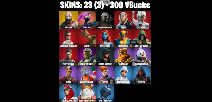 23 SKINS  PC/PSN/XBOX/NINTENDO  LEVIATHAN AXE KRATOS  GALAXIA  THOR - FULL ACCES