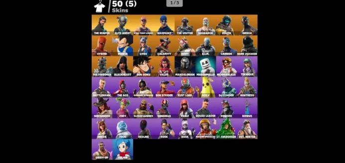 [PC/PSN/XBOX] 50 skins | OG STW | Take The L | The Reaper | Elite Agent | The Visitor | Ragnarok | Zenith | Omega | #HFN764